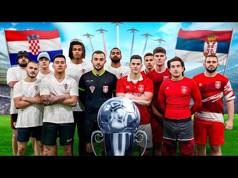 SRBIJA vs HRVATSKA FUDBALSKA UTAKMICA!