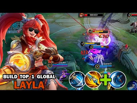 TOP 1 GLOBAL LAYLA BEST 1 HIT BUILD 2026!!🔥(auto win) - LAYLA BUILD TOP 1 GLOBAL - MLBB