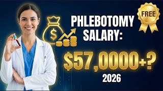 Phlebotomy Salary 2026: What Certified Phlebotomists Earn by State | FREE Study Guide
