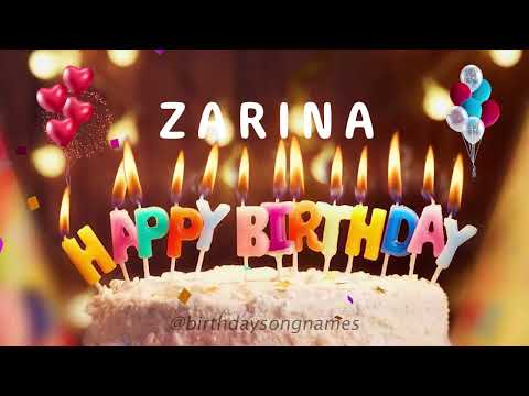Happy Birthday Zarina - Happy Birthday To You Song