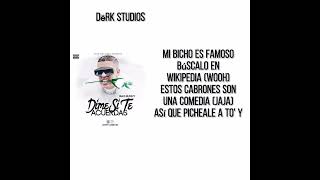 Bad Bunny – Dime si te acuerdas.    Letra.