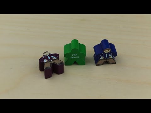 Office Worker, Blue - Character Meeple video