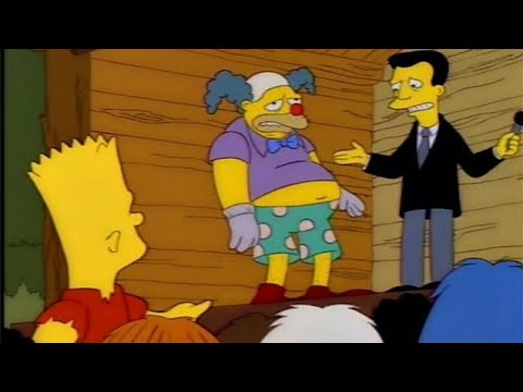 Ese no es Krusty! Y crees que le puse el traje de Krusty a un ebrio?! Los Simpson
