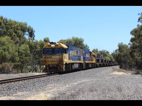 Pacific National's NR105-NR112 with 3XM4 at Armstrong, Victoria | 10/1/24