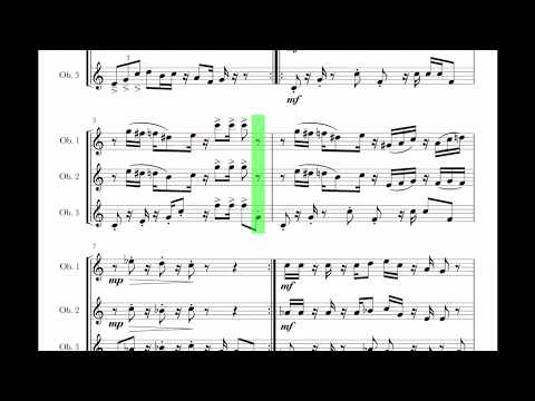 One person Chamber Music during COVID-19 -- Super Mario Brothers for 3 Oboes