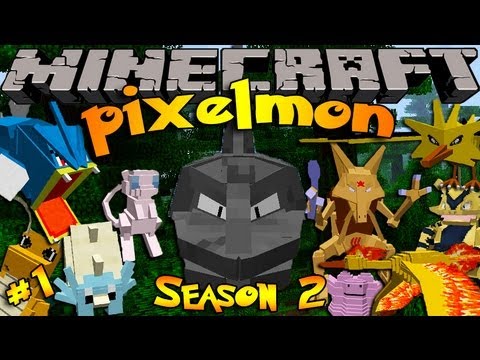 Pixelmon! Minecraft Pokemon Mod! SEASON 2 Ep #1 SERVER LETS PLAY!!!