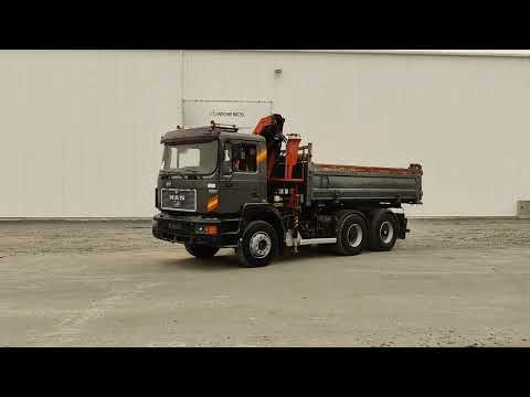 1996 MAN 27.403 6x4 Dump Truck w/Crane | Moerdijk, NLD Timed Auction | 23 - 25 March, 2022