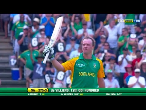 Ab Devilliers 125*(98) vs Srilanka 5th ODI Johannesburg 2011/12 *HD | 1st ever hundred as Captain