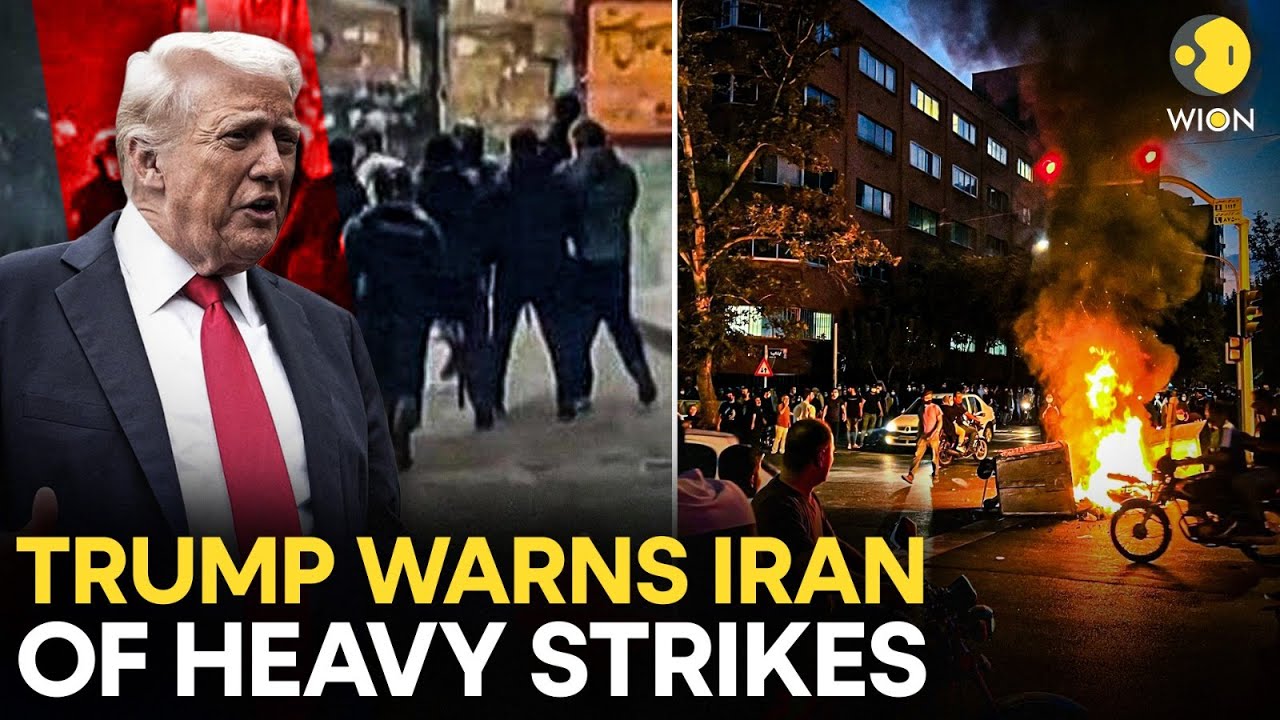 US-Iran Clash LIVE: Trump THREATENS Iran With Heavy Action Over Protest Crackdown | WION