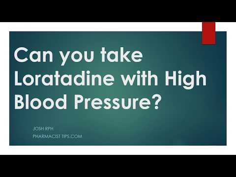 Can you take Loratadine with High Blood Pressure