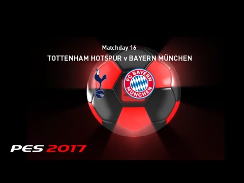 🔴 LIVE MATCHDAY 16 | Tottenham Hotspur vs Bayern Munchen GAMEPLAY PES 2017 Gameplay (PC HD)