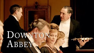 Tragedy Strikes During Dinner Service | Downton Abbey