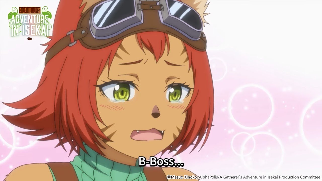 She is emotional 《A Gatherer's Adventure in Isekai》 Anime Highlight