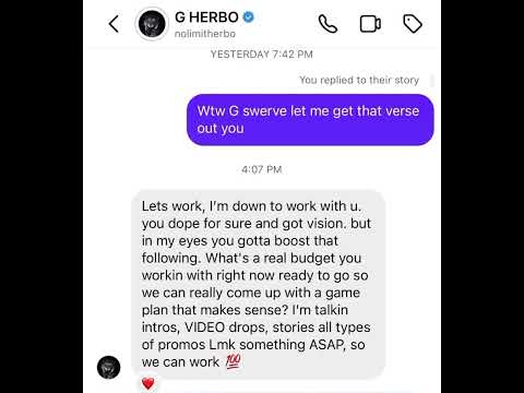 If a famous rapper DMs you WATCH THIS VIDEO be careful