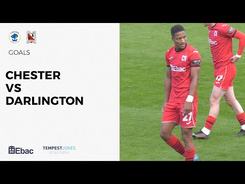 Goals: Chester v Darlington