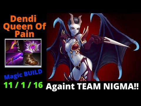 Dendi QOP against TEAM NIGMA Full Gameplay (MAGIC BUILD) Dota2 TV