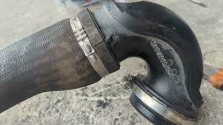 Vauxhall Insignia replacing the Turbo boost pipe due to a split 2litre diesel A20DTH