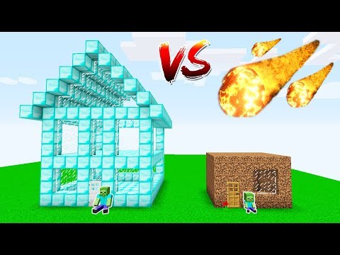 NOOB VS PRO METEOR YAĞMURU #1 - Minecraft