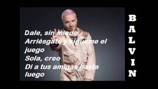 Pitbull &amp; J Balvin Ft. Camila Cabello - Letra &quot;Hey Ma&quot; (spanish Version)