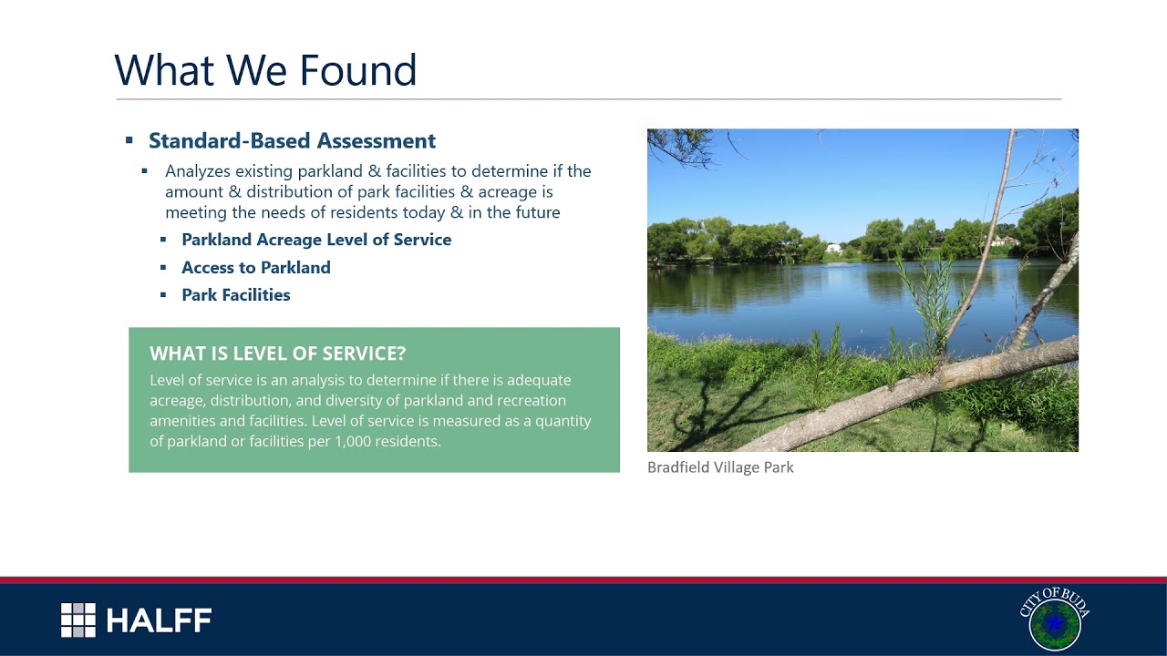 Buda Parks Master Plan | Virtual Open House Overview