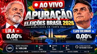 APURAÇÃO DAS ELEIÇÕES 2026 | LULA x FLÁVIO BOLSONARO 🇧🇷 | ELEIÇÕES 2026