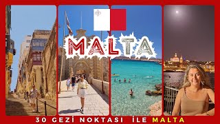 Malta Gezi Rehberi | 30 Gezi Noktası ile Malta (Gezi, Yeme İçme, Eğlence, Deniz,