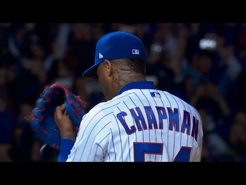 WS2016 Gm5: Chapman fans four in eight-out save