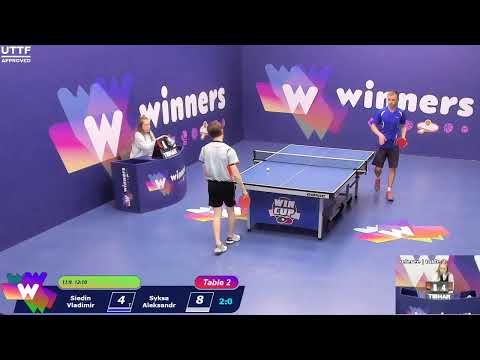 WINners CUP table 2  05.10 Siedin Vladimir - Syksa Aleksandr   22:00