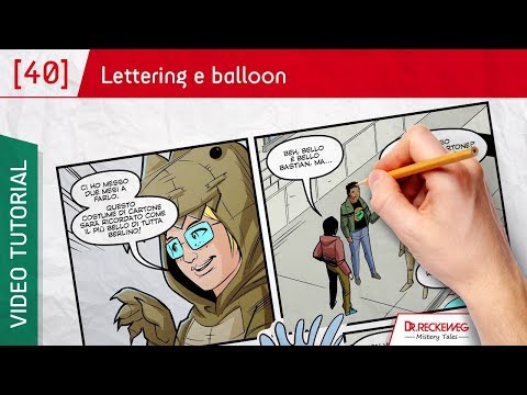 Inserire testi in una tavola - Come creare un fumetto