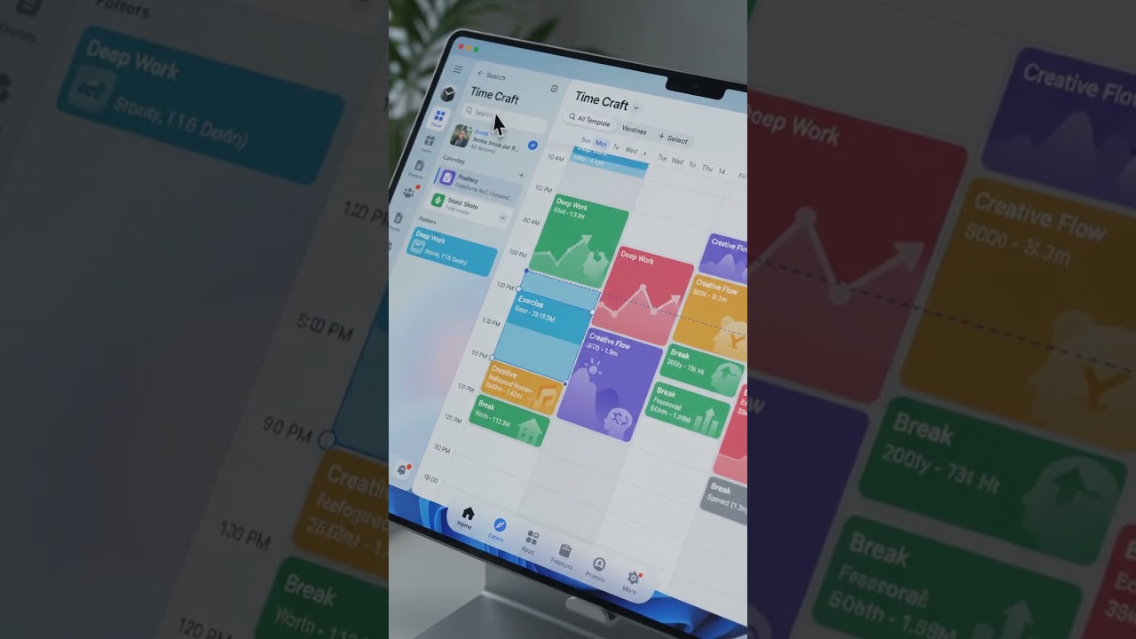 Stop Wasting Your Day! Time-Block Your Schedule on Desktop 🗓️⏱️ (Time Craft)