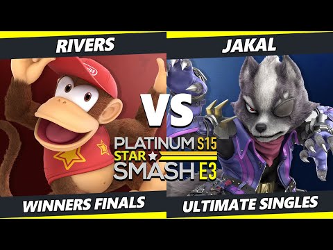 PSS S15:E3 Winners Finals - Rivers (Diddy Kong, Roy) Vs. Jakal (Wolf) SSBU Ultimate Tournament