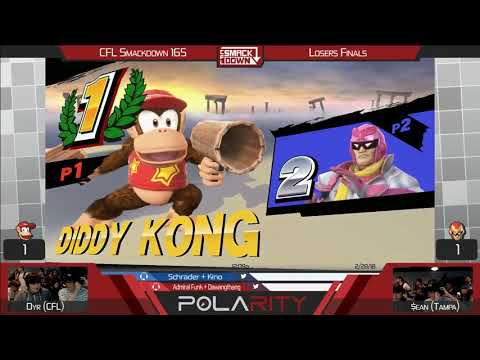 CFL Smackdown 165 WiiU - Dyr (Diddy Kong) vs $eanmere (Falcon) - Losers Finals