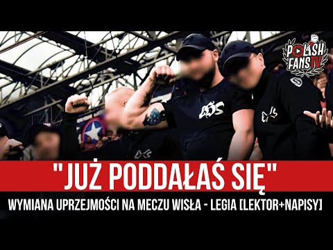 "JUŻ PODDAŁAŚ SIĘ" - wymiana uprzejmości na meczu Wisła - Legia [LEKTOR+NAPISY] (29.08.2021 r.)