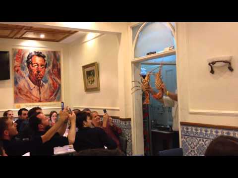 Dinner at Cervejaria Ramiro in Lisbon