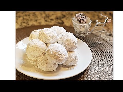 Snowballs cookies/ Weeding cookies ❄️👰 Amareta me arra dhe sheqer pluhur