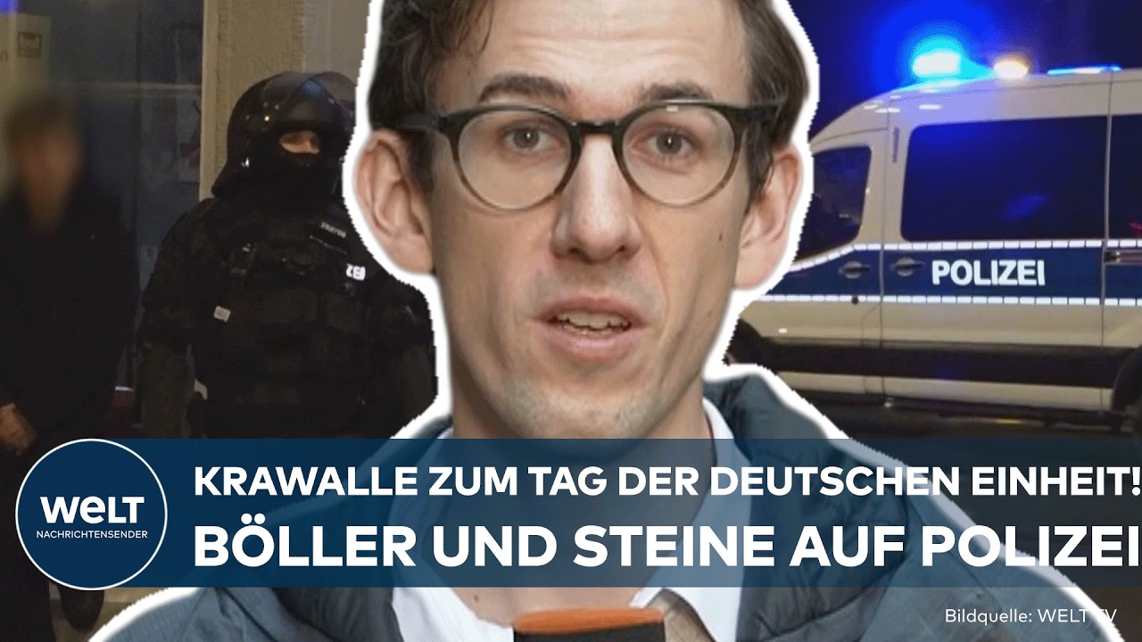 BREMEN: Ausschreitungen vor Einheitsfeier! Böller und Steine auf Polizei – vier Festnahmen