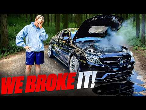I BROKE a Subscribers Mercedes C63 AMG while testing it! :(