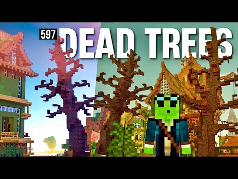 INSANE Custom Dead Tree Build!! - Minecraft 597