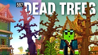 Making Custom Dead Trees! - Let's Play Minecraft 597