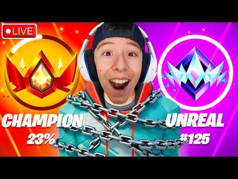 LIVE - REACHING UNREAL IN FORTNITE! (NEW)
