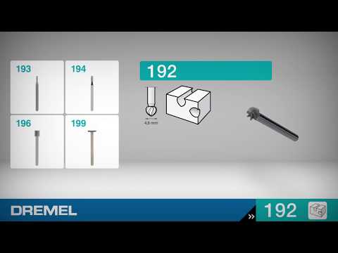 Höghastighetsfräs Dremel 4,8 mm 192