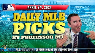 MLB DAILY PICKS | CHECK OUT THE PROF'S BETS ON 3 GAMES TONIGHT! (April 2nd) #mlbpicks #parissportifs