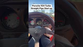 Porsche 924 Turbo Straight Pipe Start up