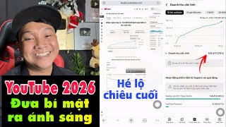 Cách kiếm tiền YouTube 2026 - Chỉ cần 1 video 20 giây ăn đề xuất là đủ xài cả năm