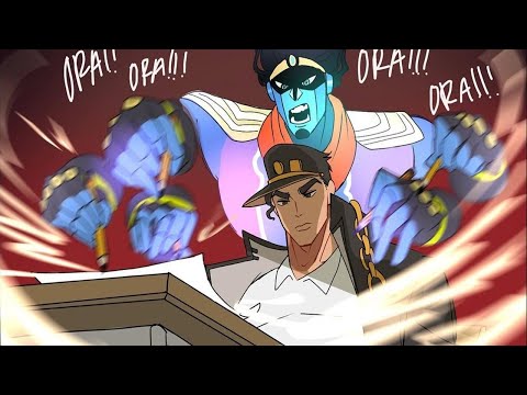 Jotaro in School JoJo Comic Dub