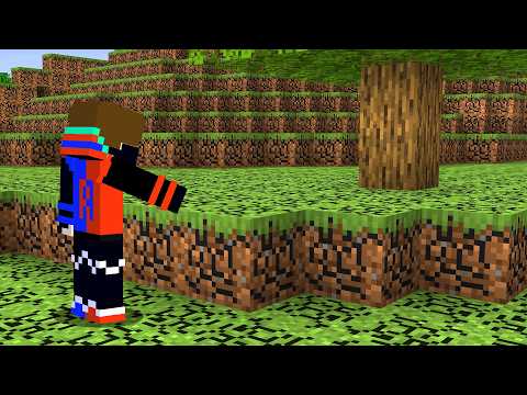 Minecraft But Breaking a Block BREAKS THEM All