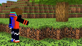 Minecraft But Breaking a Block BREAKS THEM All