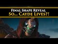 Destiny 2 Lore - The Final Shape Teaser Trailer... Cayde-6 Lives? Inside the Traveller? What???