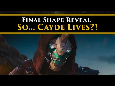 Destiny 2 Lore - The Final Shape Teaser Trailer... Cayde-6 Lives? Inside the Traveller? What???