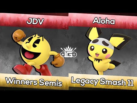 JDV (Pac Man) vs. Aloha (Pichu) | Legacy Smash #11 | Smash Ultimate WSF
